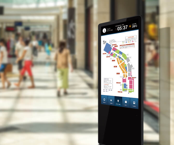 タッチパネルデジタルサイネージ